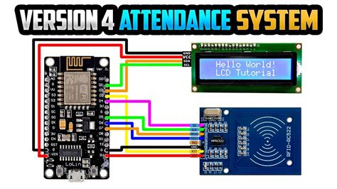 rfid attendance system project|rfid attendance system using esp8266.